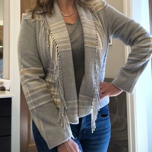 Drew size L flannel blazer